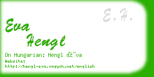 eva hengl business card